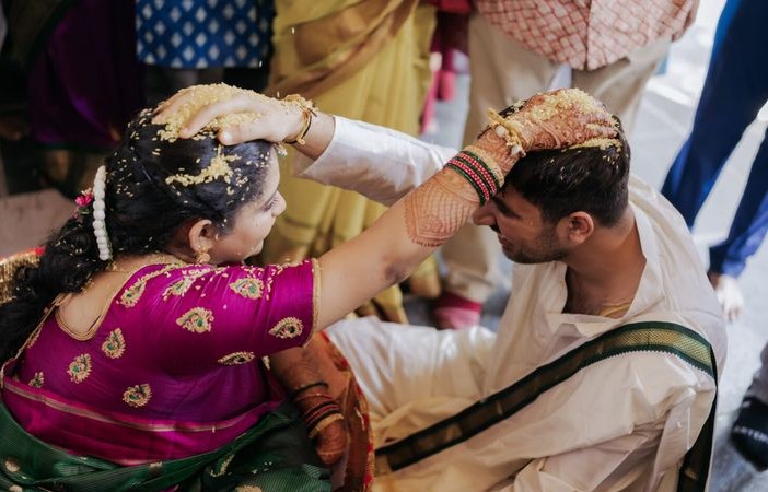 Bride's Vidaai ceremony